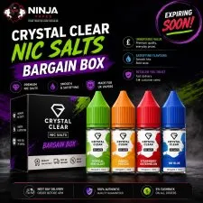 Crystal Clear Nic Salts | BARGAIN BOX | EXPIRING SOON | From £1.49