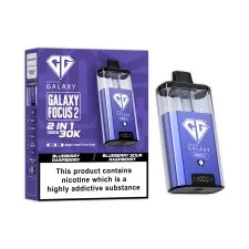 Box of 10 Crystal Galaxy Focus 2 30K Puffs Prefilled Pod Kit | Only £119.99