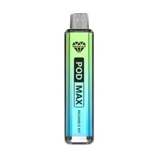 Crystal Pod Max 12K Puffs Refillable Pod Kit (Only Device) | Only £12.99 | Free 10ml Nic Salt