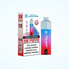 Blueberry Raspberry Crystal Prime 10000 Puffs Prefilled Pod Kit | Only £6.99 | Any 3 for £18