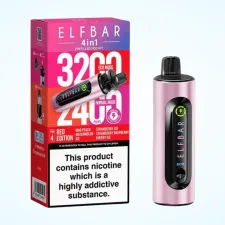 Elf Bar 4 in 1 3200 Puffs Prefilled Pod Kit | Only £8.99 | Any 3 for £24
