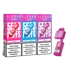 Elf Bar AF5500 Puffs Prefilled Refill Pods | Only £5.99 | Any 3 for £15