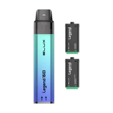 Box of 5 / Box of 10 Elux Legend 1500 Puffs Prefilled Pod Kit
