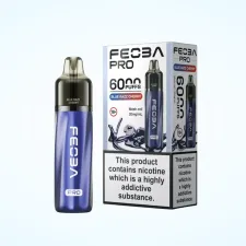 Blue Razz Cherry Feoba Pro 6000 Puffs Prefilled Pod Kit | Only £7.99 | Buy 3 for £22
