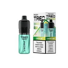 Lemon Lime Feoba Treo 33000 Puffs Prefilled Pod Kit | Only £8.99 | Any 3 for £24
