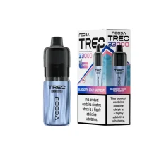 Blueberry Sour Raspberry Feoba Treo 33000 Puffs Prefilled Pod Kit | Only £8.99 | Any 3 for £24