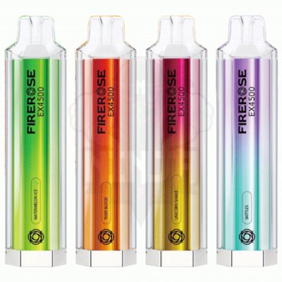Elux FireRose EX4500 Puffs | 30+ Flavours | 10.99£ Limited Deal
