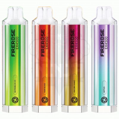 Elux FireRose EX4500 Puffs | 30+ Flavours | 10.49£ Limited Deal