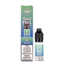 Fresh Mint Nic Salt E-Liquid by Dinner Lady Fruit Full Bar Salts