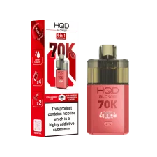Box of 5 / Box of 10 HQD Glow Air 70K Puffs Prefilled Pod Kit