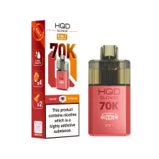 Box of 5 / Box of 10 HQD Glow Air 70K Puffs Prefilled Pod Kit