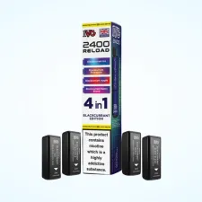 IVG 2400 Reload 4 in 1 Pre-filled Pod – Blackcurrant Edition