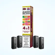 IVG 2400 Reload 4 in 1 Pre-filled Pod – Passion Fruit Edition
