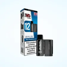 Blue Raspberry Ice IVG Pro 12 Prefilled Pods 20MG | Only £6.99 | Buy 3 for 18