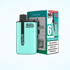 Fresh Menthol Mojito IVG SAVR 3000 Puffs Vape Kit | Only £5.99 | Any 3 for £15