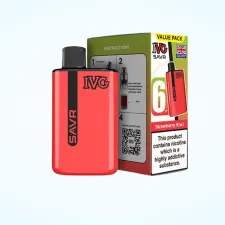 Strawberry Kiwi IVG SAVR 3000 Puffs Vape Kit | Only £5.99 | Any 3 for £15