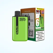 Kiwi Passionfuit Guava IVG SAVR 3000 Puffs Vape Kit | Only £5.99 | Any 3 for £15