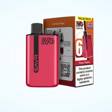 Fizzy Cherry IVG SAVR 3000 Puffs Vape Kit | Only £5.99 | Any 3 for £15