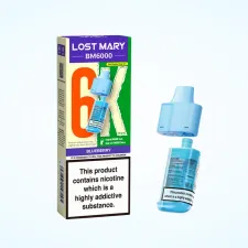 Box of 5 Lost Mary BM6000 Prefilled Refill Pods | Only £28.99