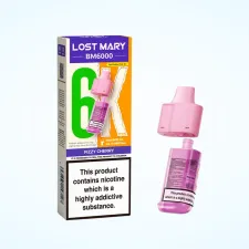 Box of 5 Lost Mary BM6000 Prefilled Refill Pods | Only £28.99