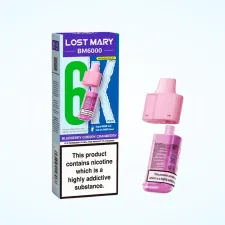 Box of 5 Lost Mary BM6000 Prefilled Refill Pods | Only £28.99