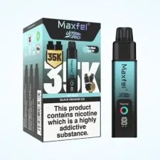 Mr Blue / Black Dragon Ice Maxfel Ultra Pro 35K Prefilled Vape Kit | Only £10.99 | Any 3 for £30