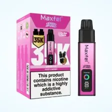 Cherry Ice / Fizzy Cherry Maxfel Ultra Pro 35K Prefilled Vape Kit | Only £10.99 | Any 3 for £30