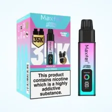 Peach Ice / Apple Peach Maxfel Ultra Pro 35K Prefilled Vape Kit | Only £10.99 | Any 3 for £30