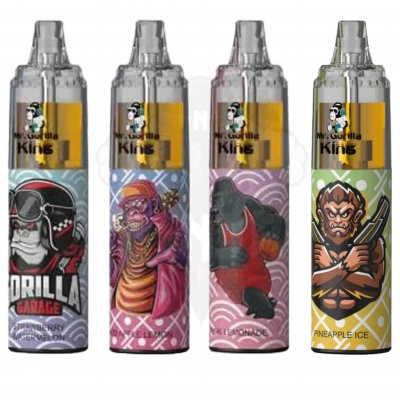 Mr Gorilla King 7000 Puffs Rechargeable Vape 11.99£ Limited Deal