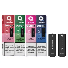 Quadro Prefilled Refill Pods (2PACK) | Only £3.99 | Any 3 for £9
