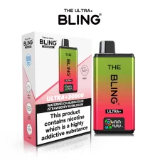 Watermelon Bubblegum/Strawberry Bubble Gum The Bling Ultra Plus 30000+ Puffs Prefilled Pod Kit | Only £11.99 | Any 3 for £34