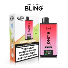 Fruit Bomb/Strawberry Watermelon Bubblegum The Bling Ultra Plus 30000+ Puffs Prefilled Pod Kit | Only £11.99 | Any 3 for £34