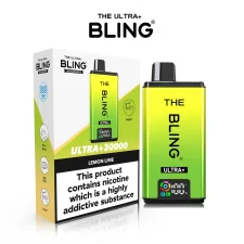 Lemon Lime The Bling Ultra Plus 30000+ Puffs Prefilled Pod Kit | Only £11.99 | Any 3 for £34