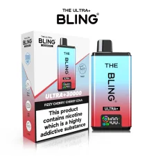 Fizzy Cherry/Cherry Cola The Bling Ultra Plus 30000+ Puffs Prefilled Pod Kit | Only £11.99 | Any 3 for £34