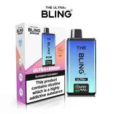 Blueberry Raspberry The Bling Ultra Plus 30000+ Puffs Prefilled Pod Kit | Only £11.99 | Any 3 for £34