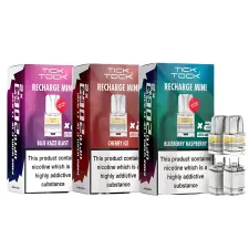 Tick Tock Mini 2000 Prefilled Refill Pods | Only £4.49 | Any 3 for £12