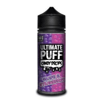 Ultimate Puff Candy Drops E Liquid  Grape and Strawberry 100ml