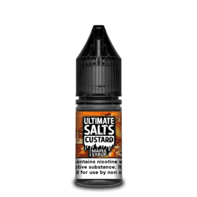 Ultimate Salts Custard Maple Syrup 10ml
