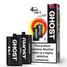 Vapes Bar Ghost 4 in 1 Refill Pods | Only £4.99 | Any 3 for £12