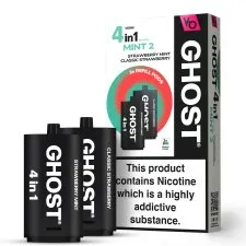 Vapes Bar Ghost 4 in 1 Refill Pods | Only £4.99 | Any 3 for £12