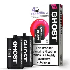 Vapes Bar Ghost 4 in 1 Refill Pods | Only £4.99 | Any 3 for £12