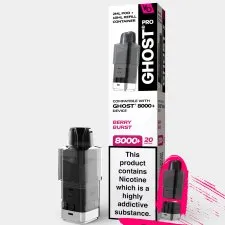 Vapes Bar Ghost Pro 8000+ Refill Pods | Only £6.99 | Any 3 for £18