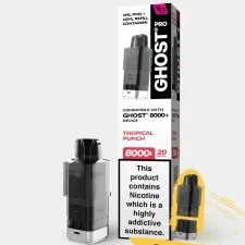 Vapes Bar Ghost Pro 8000+ Refill Pods | Only £6.99 | Any 3 for £18