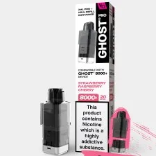 Vapes Bar Ghost Pro 8000+ Refill Pods | Only £6.99 | Any 3 for £18