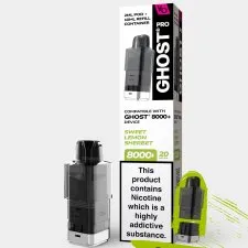 Vapes Bar Ghost Pro 8000+ Refill Pods | Only £6.99 | Any 3 for £18