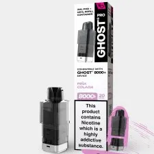 Vapes Bar Ghost Pro 8000+ Refill Pods | Only £6.99 | Any 3 for £18