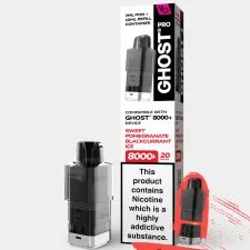 Vapes Bar Ghost Pro 8000+ Refill Pods | Only £6.99 | Any 3 for £18