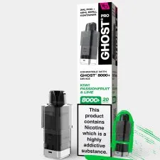 Vapes Bar Ghost Pro 8000+ Refill Pods | Only £6.99 | Any 3 for £18