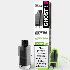 Vapes Bar Ghost Pro 8000+ Refill Pods | Only £6.99 | Any 3 for £18