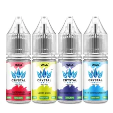 WGA Crystal Salt Bar E-Juice 10ml Nic Salts (SHORT DATED) | Only £0.79